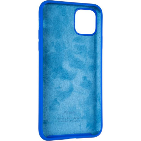 Чехол-силикон оригинал Full Cover Soft Matte iPhone 11 Pro Max Sapphire Blue