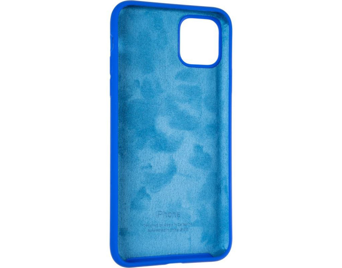 Чехол-силикон оригинал Full Cover Soft Matte iPhone 11 Pro Max, Sapphire blue