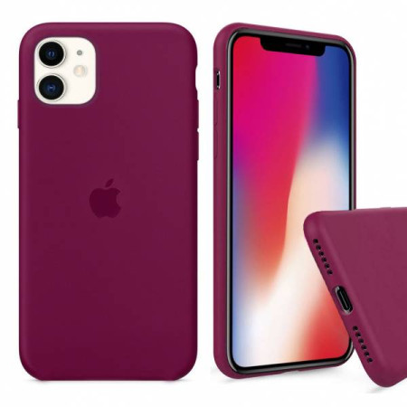 Чехол-силикон оригинал Full Soft Matte iPhone 11 Pro Rose Red