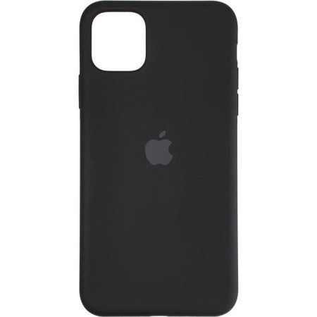 Чехол-силикон оригинал Full Cover Soft Matte iPhone 11 Pro Max Black (Класс А)