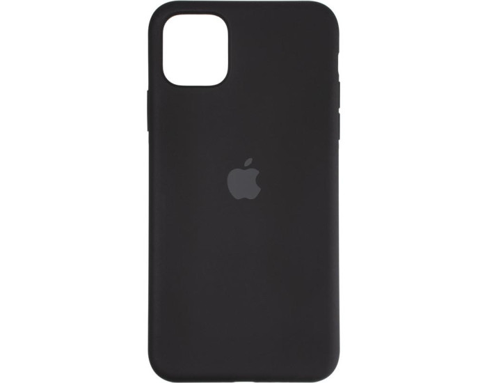 Чехол-силикон оригинал Full Cover Soft Matte iPhone 11 Pro Max, Black