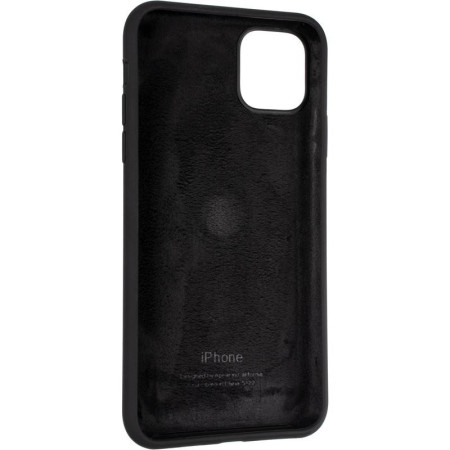 Чехол-силикон оригинал Full Cover Soft Matte iPhone 11 Pro Max Black (Класс А)