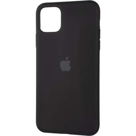Чехол-силикон оригинал Full Cover Soft Matte iPhone 11 Pro Max Black (Класс А)