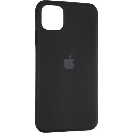 Чехол-силикон оригинал Full Cover Soft Matte iPhone 11 Pro Max Black (Класс А)