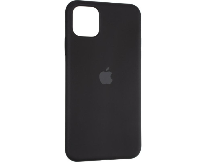 Чехол-силикон оригинал Full Cover Soft Matte iPhone 11 Pro Max, Black