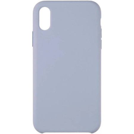 Чехол-силикон оригинал Full Cover Soft Matte iPhone XS Max Lavander Grey (Класс B)