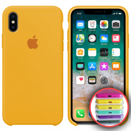 Чехол-силикон оригинал Full Cover Soft Matte iPhone 11 Yellow