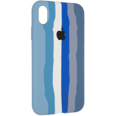 Чехол-силикон оригинал Colorfull Full Cover Soft Matte iPhone XR, Blue (1)