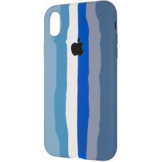 Чехол-силикон оригинал Colorfull Full Cover Soft Matte iPhone XR, Blue (1)