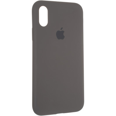 Чохол-силікон оригінал Full Soft Matte iPhone X / XS Cocoa