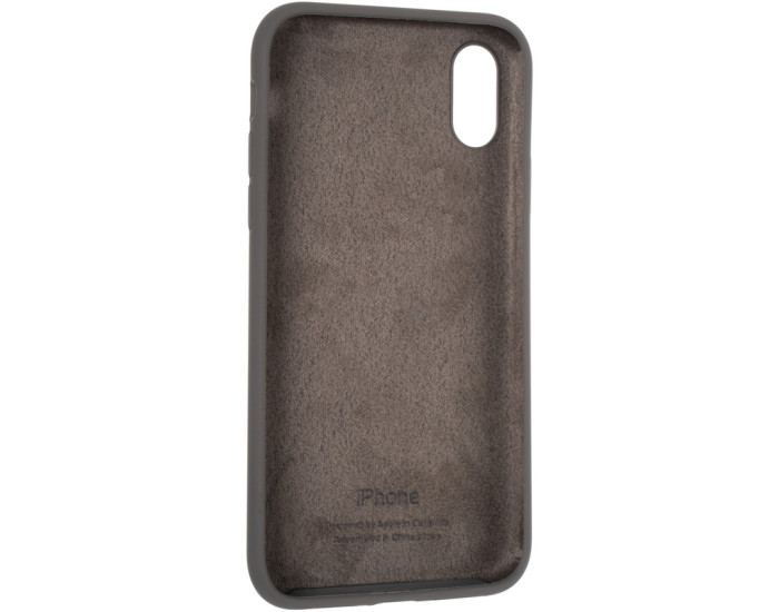 Чехол-силикон оригинал Full Soft Matte iPhone X /XS, Cocoa