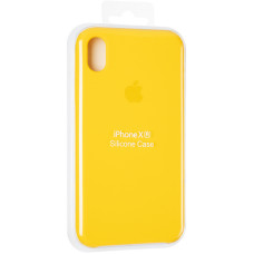 Чехол-силикон оригинал Soft Matte iPhone XR, Yellow