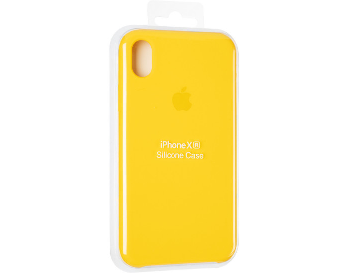 Чехол-силикон оригинал Soft Matte iPhone XR, Yellow