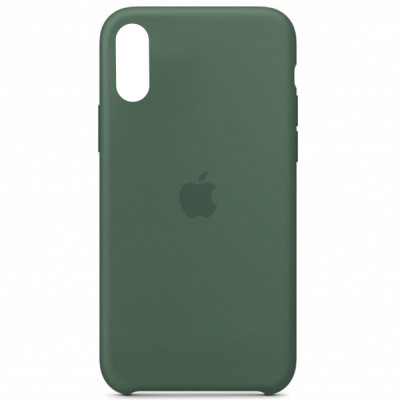 Чехол-силикон оригинал Soft Matte iPhone XR Pine Green (Класс B)