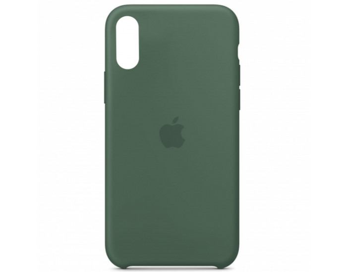 Чехол-силикон оригинал Soft Matte iPhone XR, Pine green