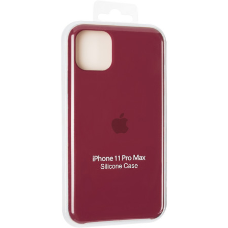 Чехол-силикон оригинал Soft Matte iPhone XR Marsala