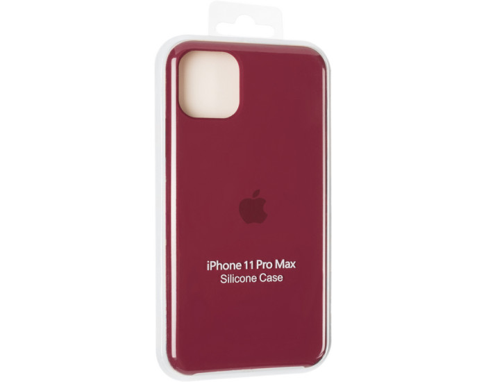 Чехол-силикон оригинал Soft Matte iPhone XR Marsala