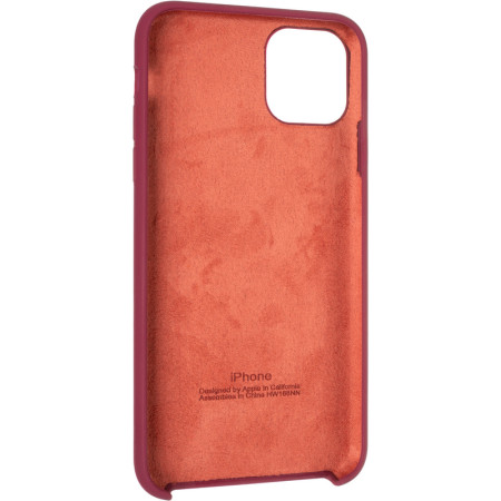 Чехол-силикон оригинал Soft Matte iPhone XR Marsala