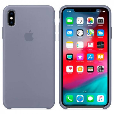 Чохол-силікон оригінал Soft Matte iPhone XR Lavander Grey