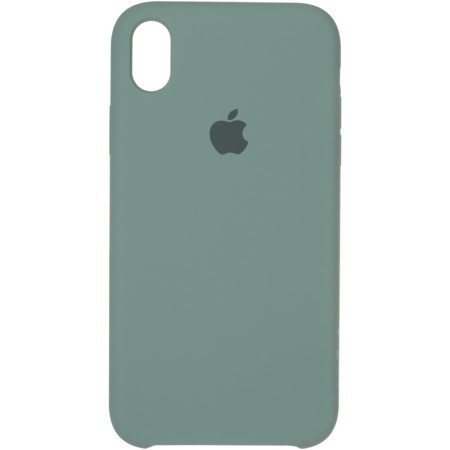Чехол-силикон оригинал Soft Matte iPhone XR Forest Green