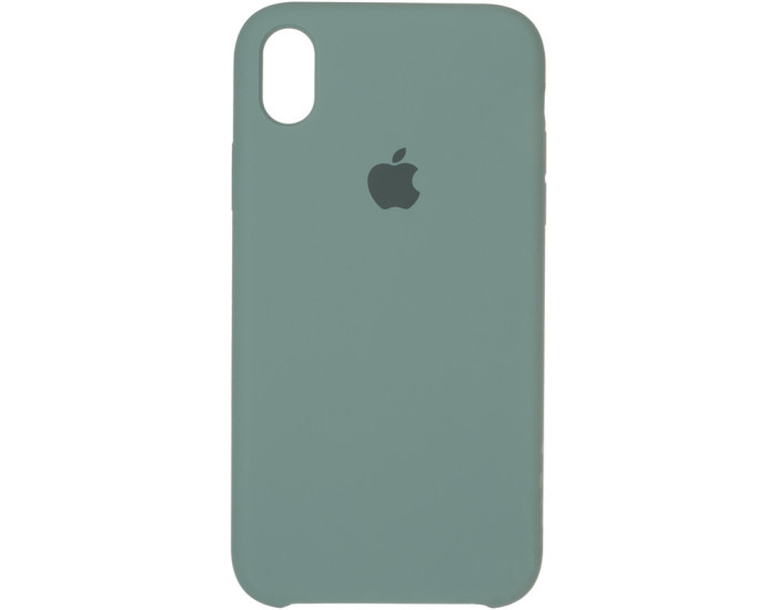 Чехол-силикон оригинал Soft Matte iPhone XR, Forest green