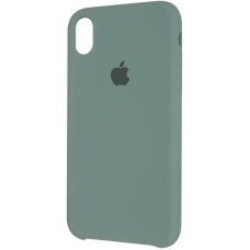 Чехол-силикон оригинал Soft Matte iPhone XR, Forest green