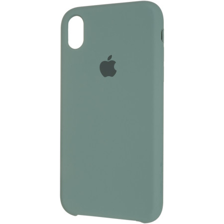 Чехол-силикон оригинал Soft Matte iPhone XR Forest Green