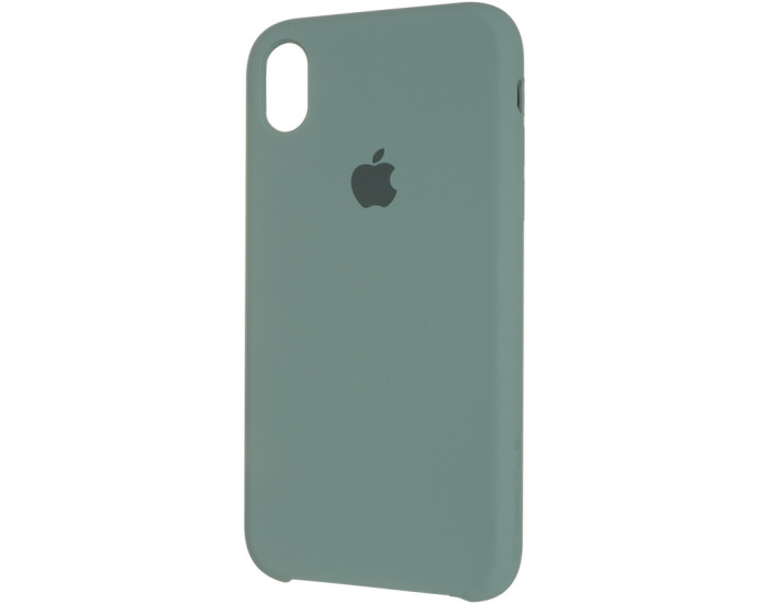 Чехол-силикон оригинал Soft Matte iPhone XR, Forest green
