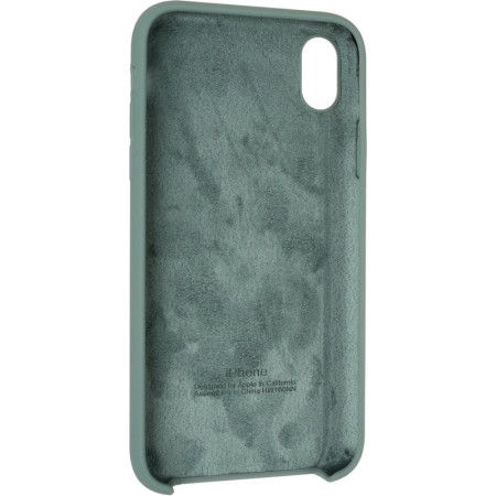 Чехол-силикон оригинал Soft Matte iPhone XR Forest Green