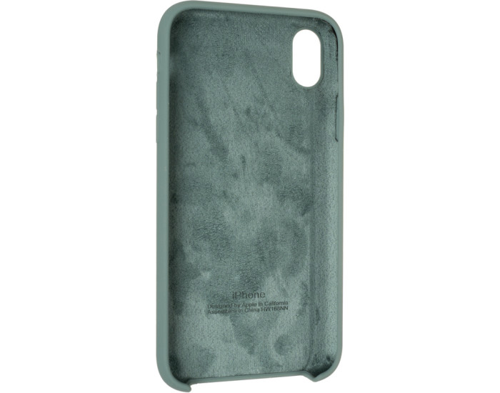 Чехол-силикон оригинал Soft Matte iPhone XR, Forest green