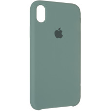 Чехол-силикон оригинал Soft Matte iPhone XR, Forest green