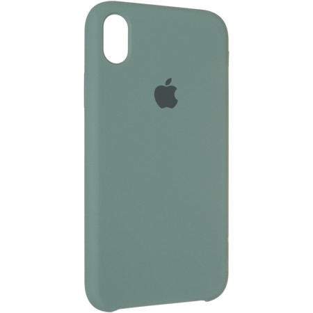 Чехол-силикон оригинал Soft Matte iPhone XR Forest Green