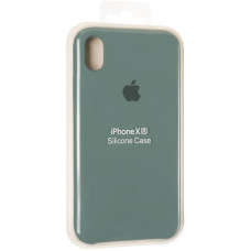 Чехол-силикон оригинал Soft Matte iPhone XR, Forest green