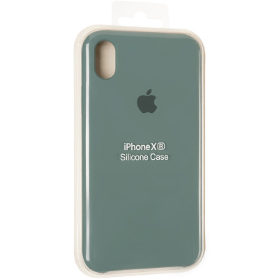 Чохол-силікон оригінал Soft Matte iPhone XR Forest Green
