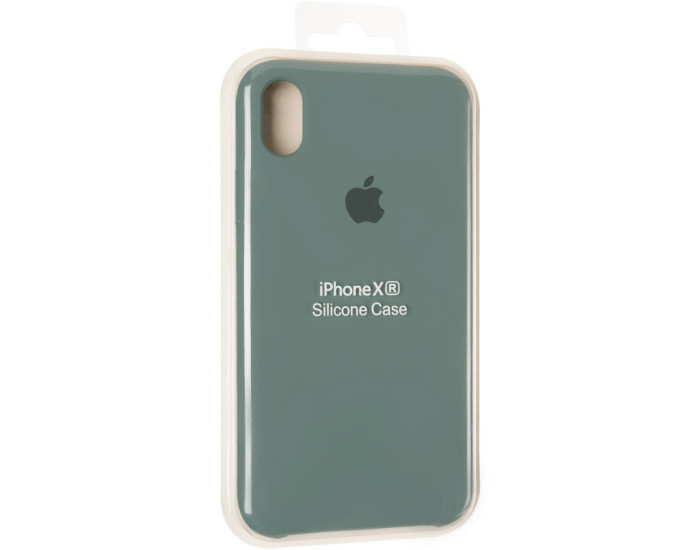 Чехол-силикон оригинал Soft Matte iPhone XR, Forest green