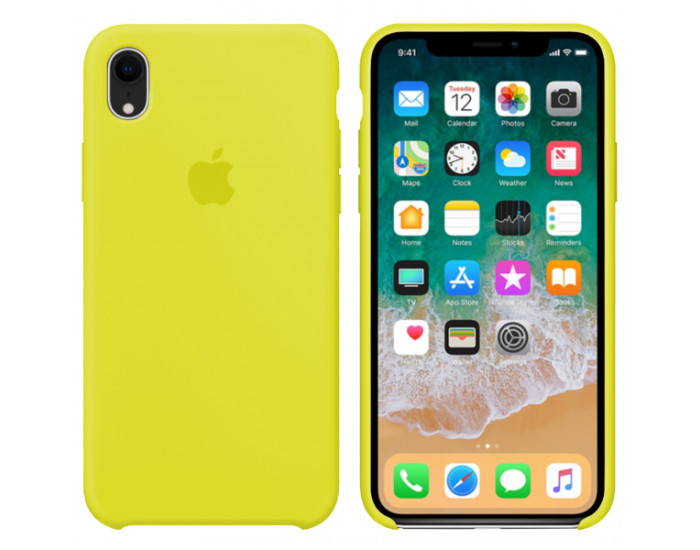 Чехол-силикон оригинал Soft Matte iPhone XR, Flash