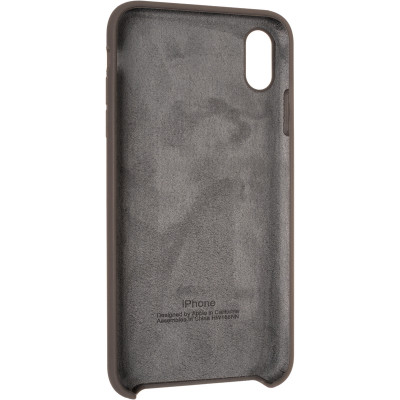 Чохол-силікон оригінал Soft Matte iPhone XR Coffe