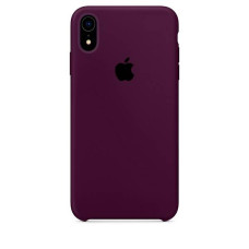 Чехол-силикон оригинал Full Cover Soft Matte iPhone XR Marsala
