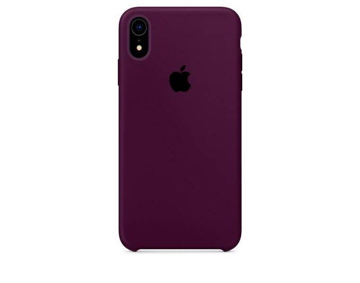 Чехол-силикон оригинал Full Cover Soft Matte iPhone XR Marsala