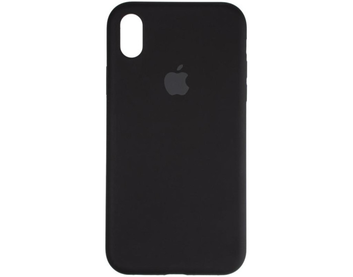 Чехол-силикон оригинал Full Cover Soft Matte iPhone XR, Black