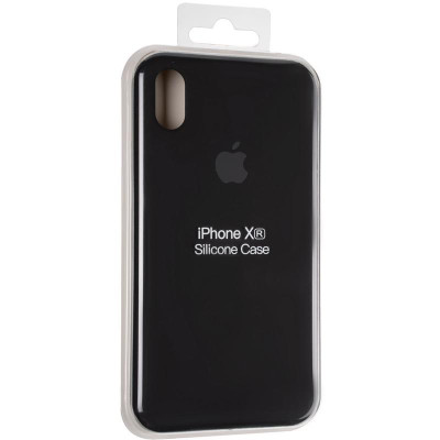Чохол-силікон оригінал Full Cover Soft Matte iPhone XR Black