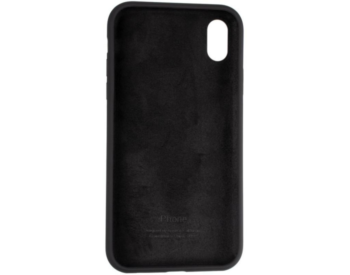 Чехол-силикон оригинал Full Cover Soft Matte iPhone XR, Black