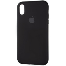 Чехол-силикон оригинал Full Cover Soft Matte iPhone XR, Black