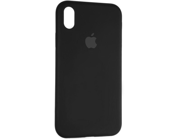 Чехол-силикон оригинал Full Cover Soft Matte iPhone XR, Black