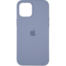 Чехол-силикон оригинал Full Soft Matte iPhone 12 Pro Max Lavander Gray (Класс B)