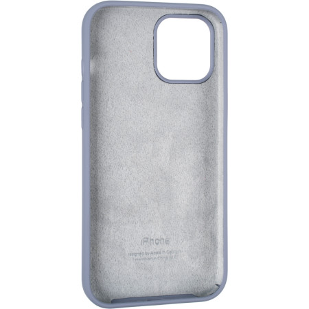 Чехол-силикон оригинал Full Soft Matte iPhone 12 Pro Max Lavander Gray (Класс А)
