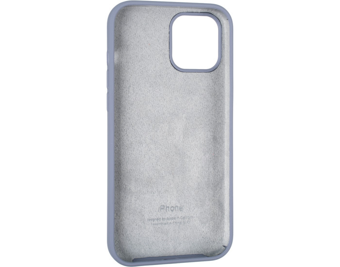 Чехол-силикон оригинал Full Soft Matte iPhone 12 Pro Max, Lavander gray