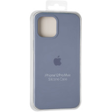 Чехол-силикон оригинал Full Soft Matte iPhone 12 Pro Max, Lavander gray