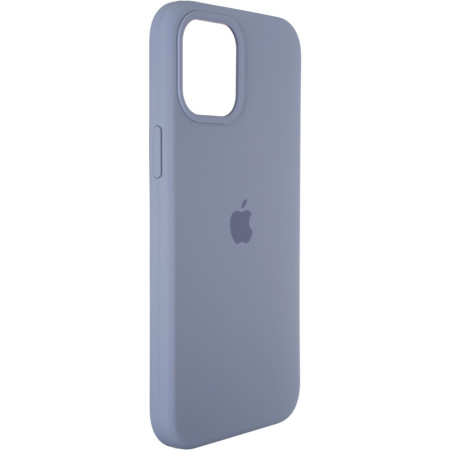 Чехол-силикон оригинал Full Soft Matte iPhone 12 Pro Max Lavander Gray (Класс А)