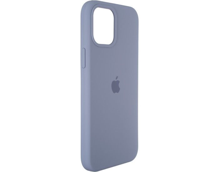 Чехол-силикон оригинал Full Soft Matte iPhone 12 Pro Max, Lavander gray
